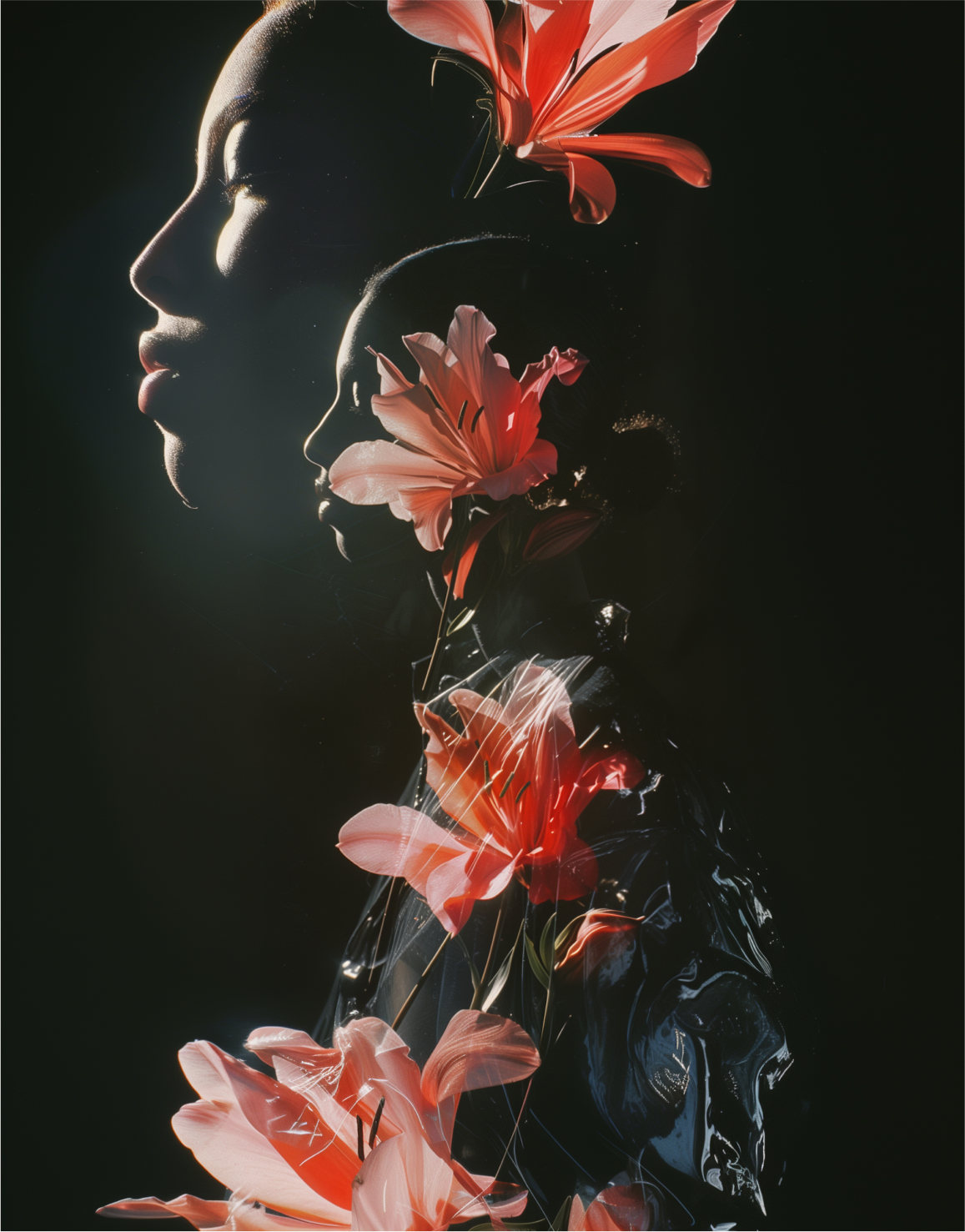 Digital artwork showing AI technology visualization